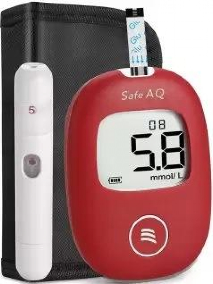 Aparelho de medição de glicose Sinocare Safe AQ Smart (Oferta na compra de 3 embalagens de tiras de glicémia)