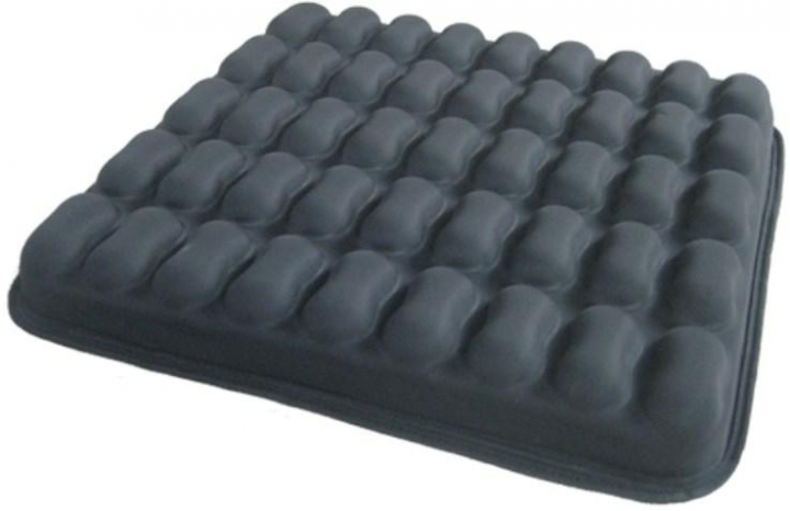 Almofada anti-escara de assento quadrado com bombocas em gel 42x41x4,5cm 3066