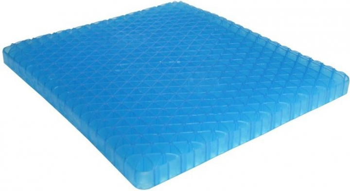Almofada anti-escara de assento quadrado em gel elástico 40x40x3,5cm 3068