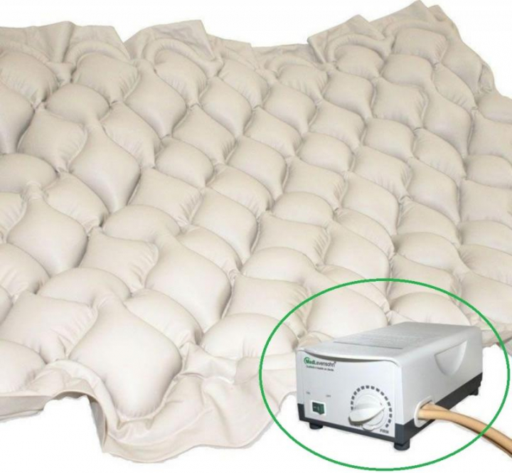 Compressor de ar ajustável para enchimento de colchão anti-escara de pressão alterna