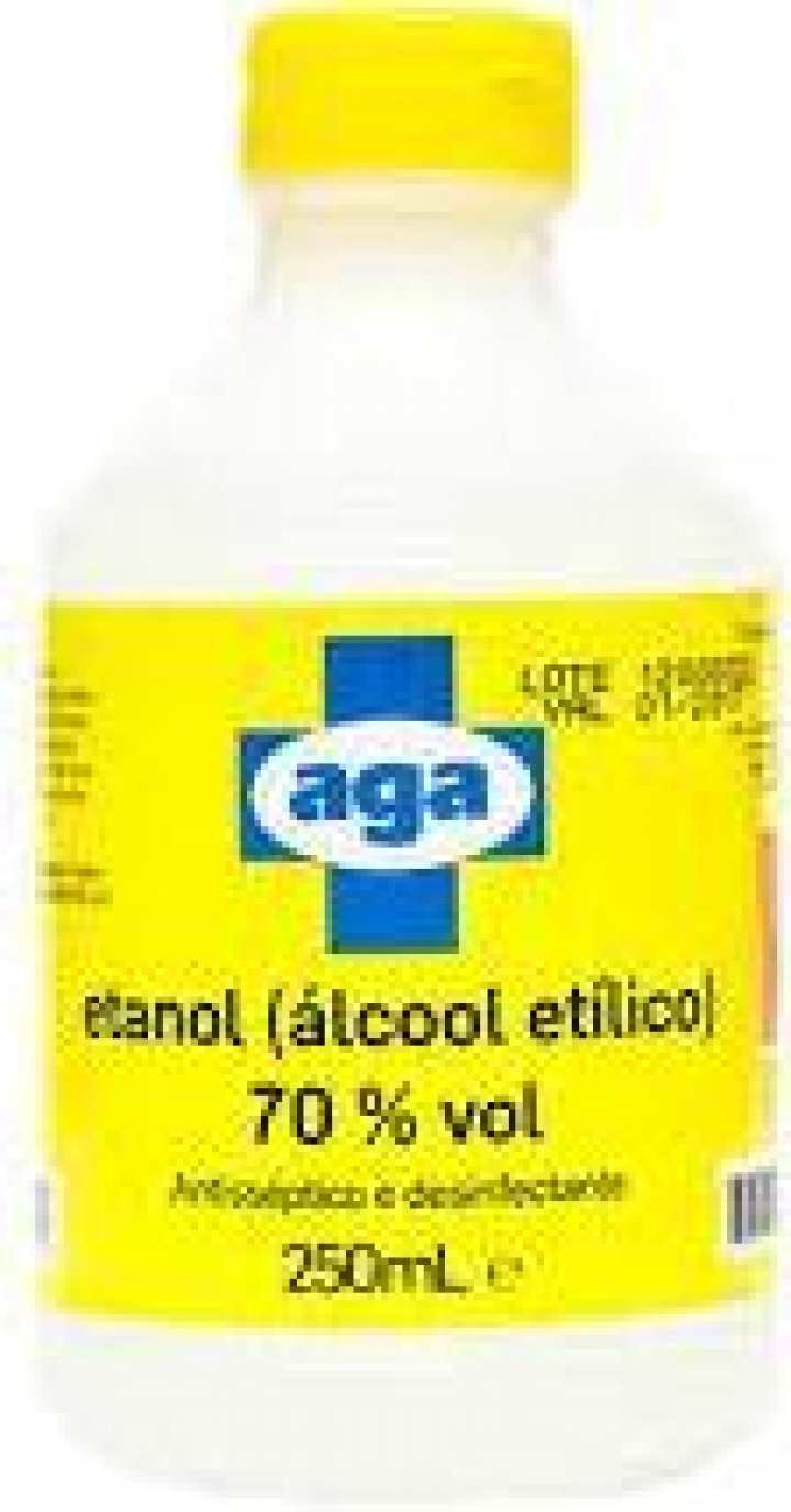 Álcool etílico sanitário farmacêutico 70º 250ml