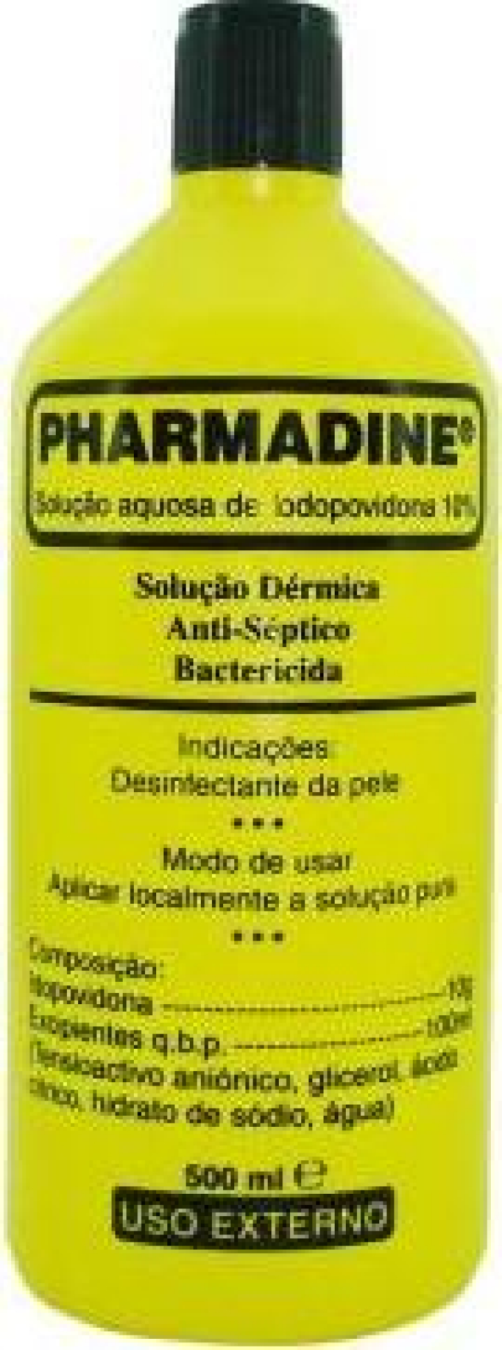 Iodopovidona dérmica - solução anti-séptica e bactericida 500ml