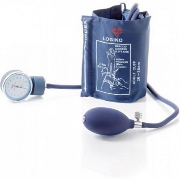 Aparelho de medir a tensão arterial manual/aneroide para braço com bolsa de transporte DM330