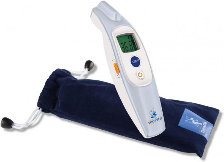 Termómetro de testa de infravermelhos sem contacto clinicamente testado e garantia de 3 anos Thuasne