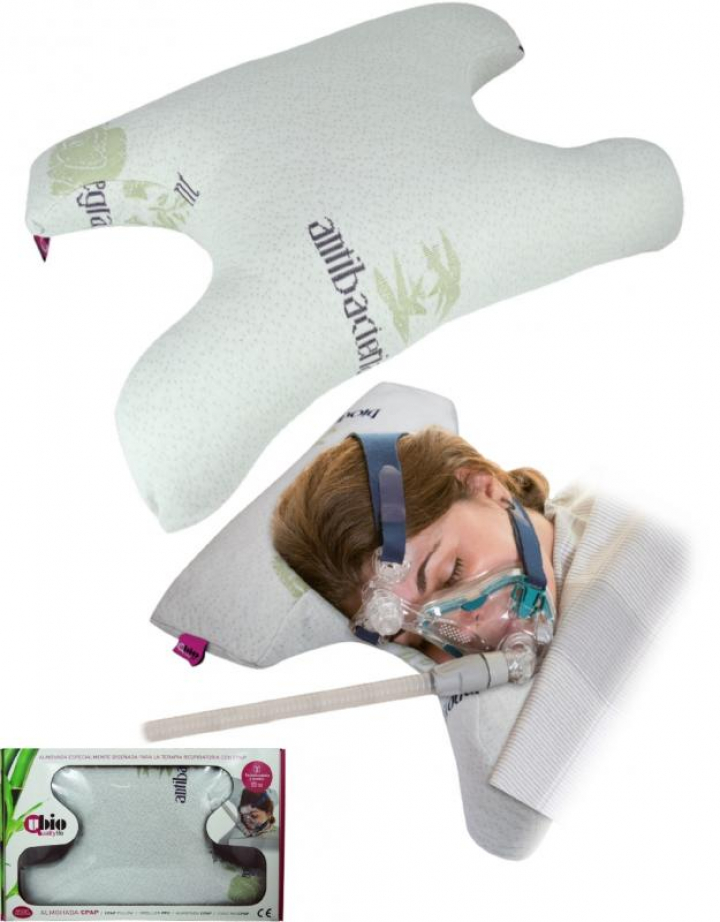 Almofada de dormir especial para máscara CPAP nasal de terapia respiratória e facilitadora do sono Ubio 116125