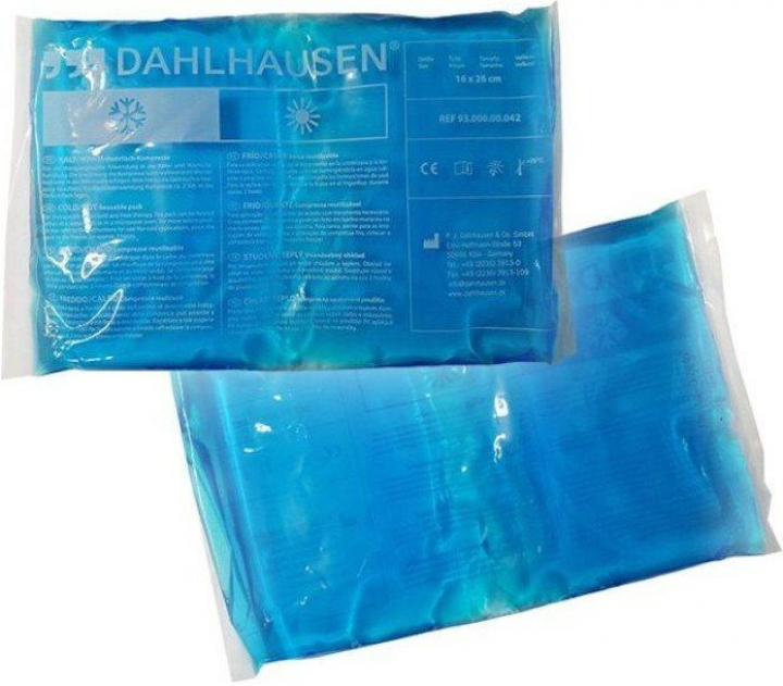 Compressa de termoterapia quente/frio em bolsa de gel reutilizável 16x26cm