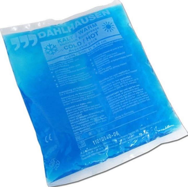 Compressa de termoterapia quente/frio em bolsa de gel reutilizável 13x14cm