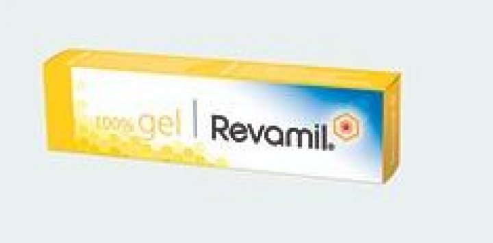 Gel à base de mel para tratamento de feridas Revamil Gel 18gr