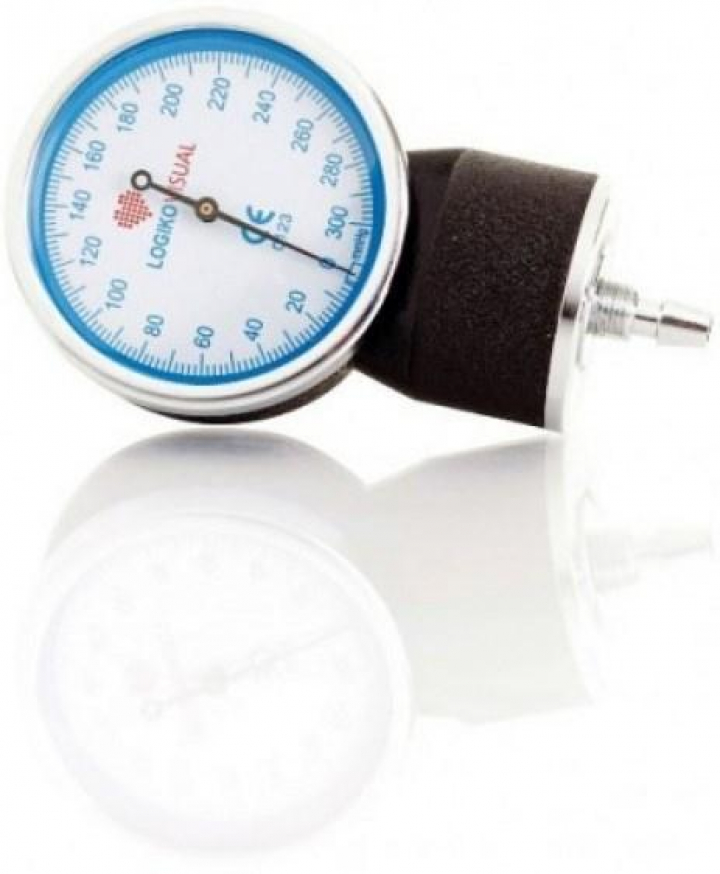Manómetro tipo relógio de esfigmomanómetro/aparelho de medir tensão manual/aneroide Logiko DR233