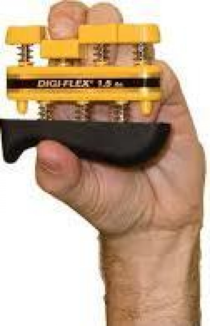 Mola para exercício de mãos e dedos Digi-Flex amarela 0,7 a 2,3Kg