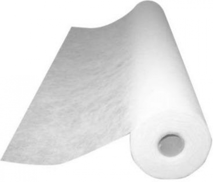 Rolo de tecido em TNT para marquesa com picotado de pré-corte de 60 em 60cm e gramagem 13gr/m2 Soft 50cm x 100mt
