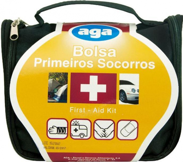 kit de primeiros socorros em bolsa portátil AGA