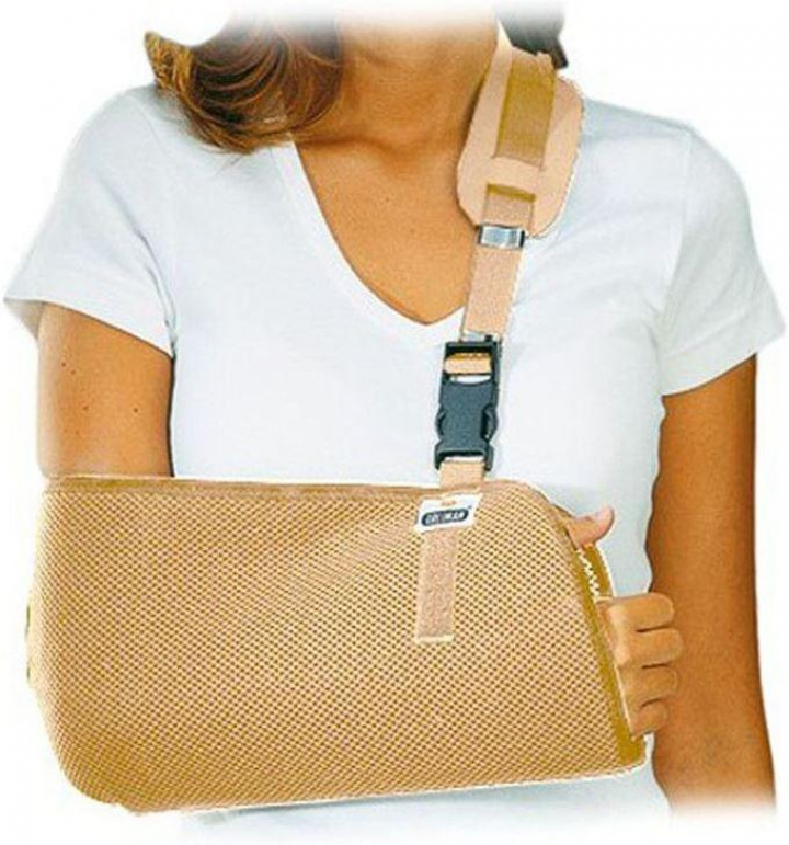 Suporte de braço tipo sling em material elástico e transpirável tipo rede muito cómodo e resistente C-42