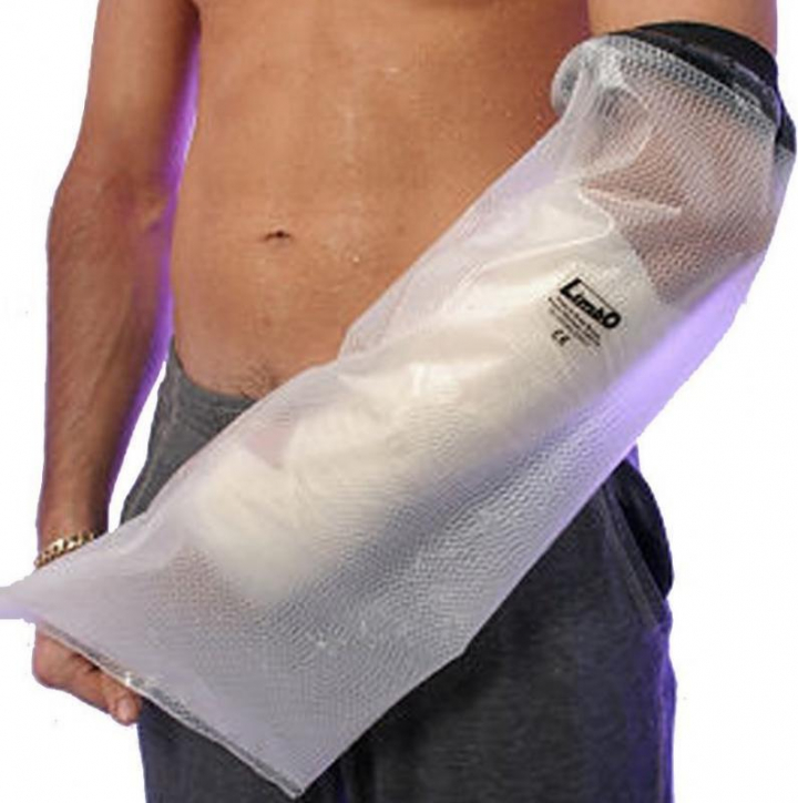 Protector impermeável de gesso ou pensos médio para braço de adulto para uso no banho L2M