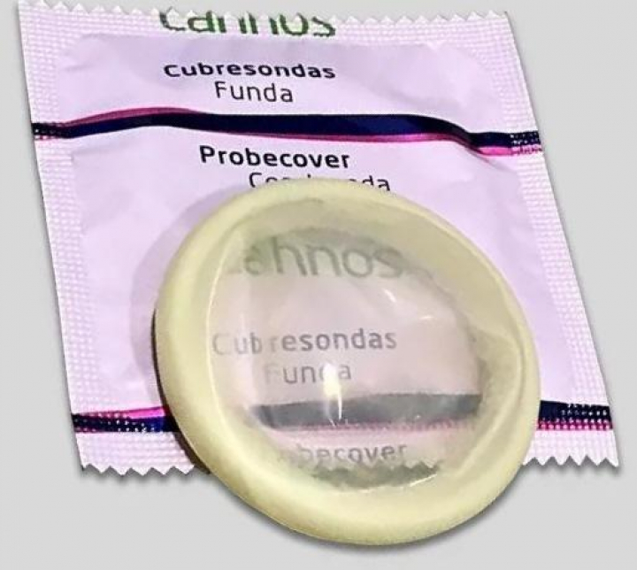 Preservativo de latex para sonda vaginal ecogáfica lubrificado e embalado individualmente