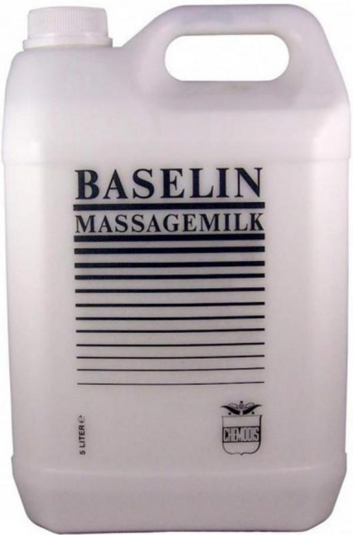 Leite de massagem não gorduroso tipo bálsamo Baselin Massagemilk 5Lt