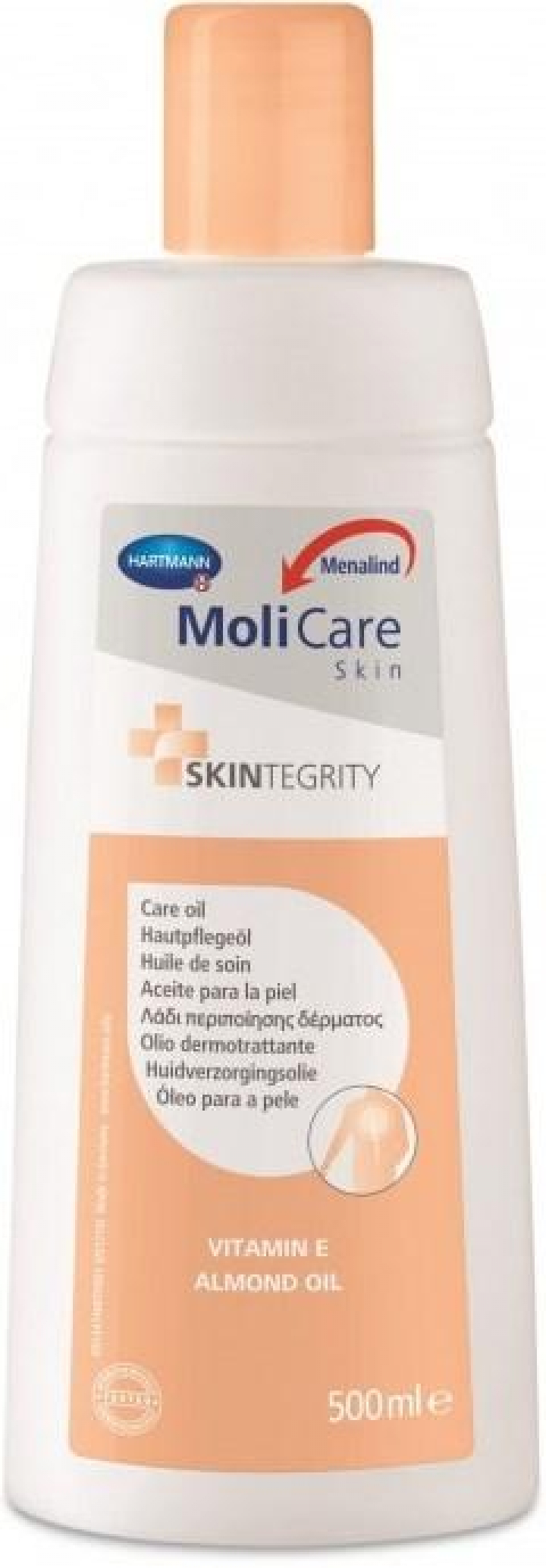 Óleo hidratante para pele com vitamina E Molicare Skin 500ml
