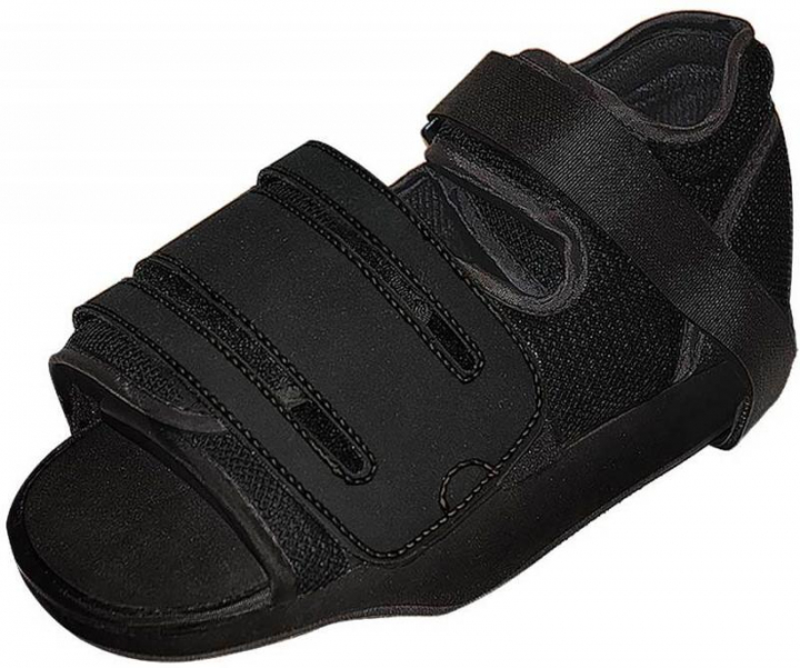 Sapato de protecção pós-cirúrgico para gesso tipo Baruk com tacão PS200