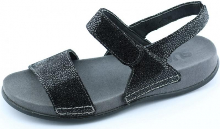 Sandálias de conforto de senhora com fivela com elástico e fecho por velcro Fiji 9514T