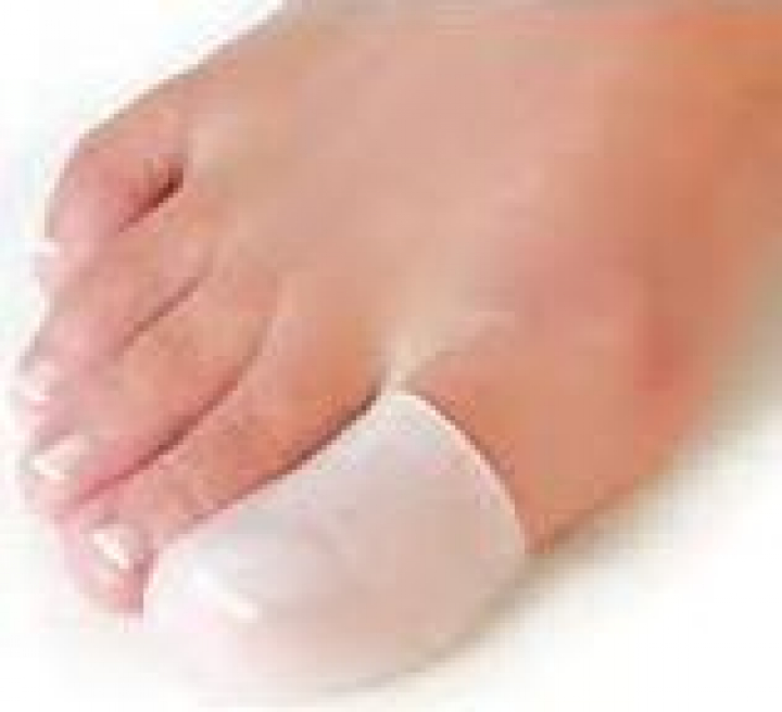 Dedeira em gel de silicone para protecção do dedo polegar ou dedo grande do pé CG0901