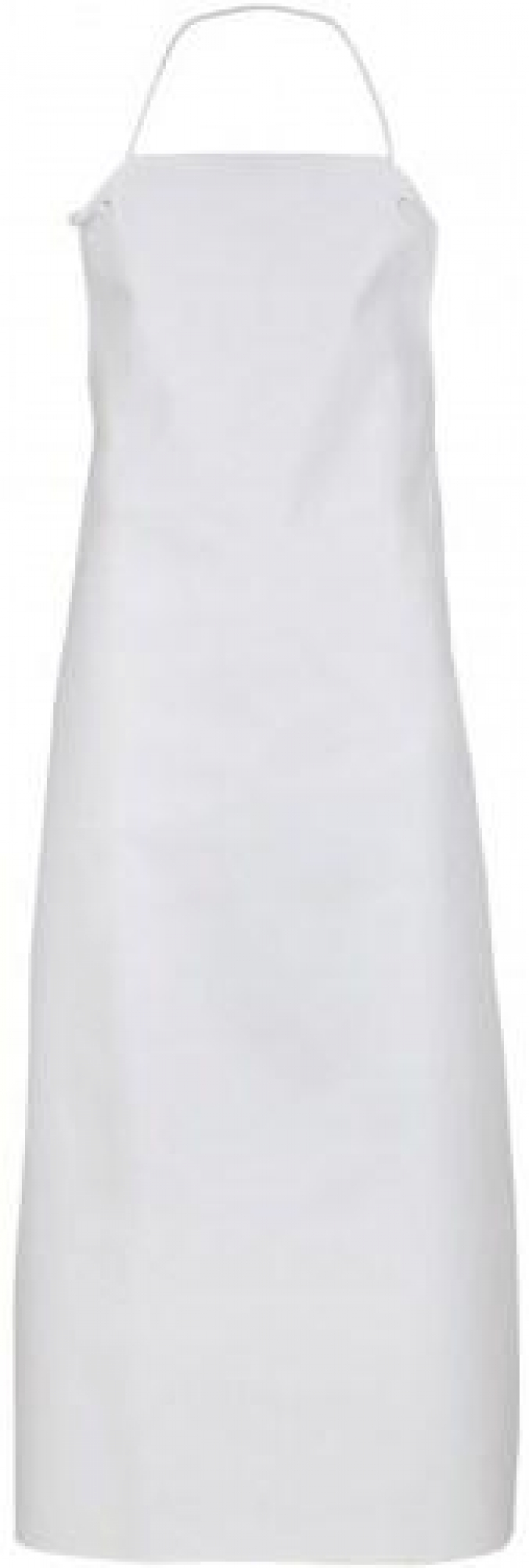 Avental em tela de nylon com cordão na cintura branco 110x70cm